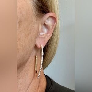 Park Lane Soleil Crystal Hoop Earrings